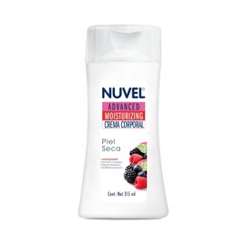 Nuvel Crema Corporal Antioxidantes (315 ml), Ideal para Piel Seca, Con ingredientes Naturales, Humectacin de 24 Horas.