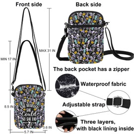 KEYCHIN Villain Sea Witches Crossbody Bag Sea Witches Gift She Believe She Could So She Did Villain Shoulder Bag, She Believe Ursu