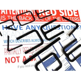 Glossy Black Front & Rear Bumper Letters Compatible with Cor_vette C4 1991-1996 ABS Plastic Selfadhesive Inserts Not Decals