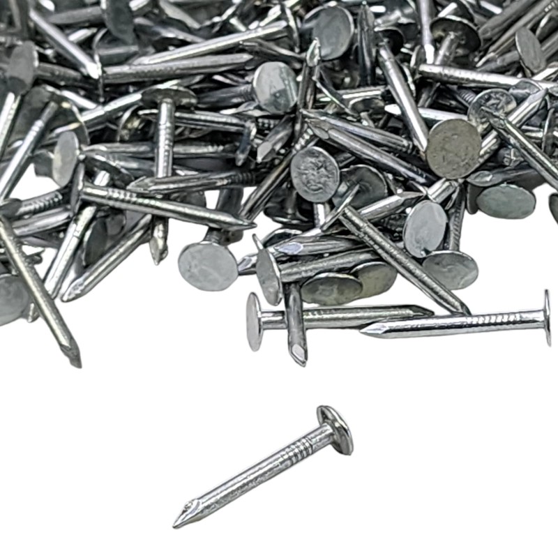 (500 Pack) 1-1/4-Inch Galvanized Roofing Nails Professional Grade - Used