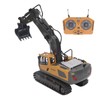 2.4G RC Excavator Toy Rotatable Full Functional Lighting Music Alloy