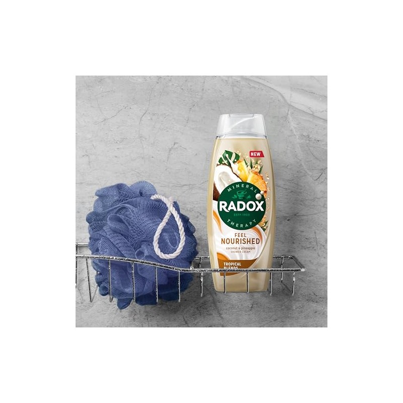 Radox Mineral Therapy Feel Nourished Shower Cream Body Wash uniquely