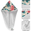 e-style Camellia Sky Blue Red - Toalla de microfibra para