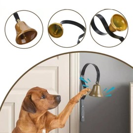 Retro Doorbell, Traditional Metal Shopkeepers Bell, Home Office Retail Store Door Hanging Bell Dog Training Bell Ring Bell for Door Opening,Remind You Customer Coming