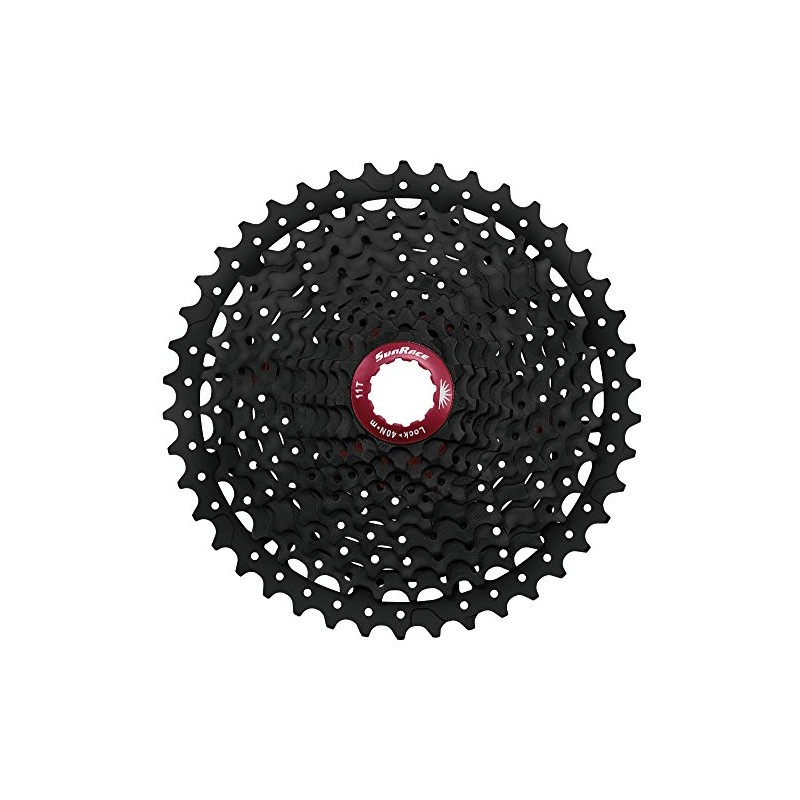 SUNRACE Miche 305752065 Cassette 11v.11-42 Noir Unisex-Adult