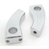 Topteng 3.5 Inch Billet Chrome 1 Inch Bars Riser Pull