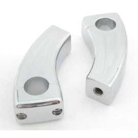 Topteng 3.5 Inch Billet Chrome 1 Inch Bars Riser Pull Back 1.5 Inch for Hon-da Shadow Intruder VTX