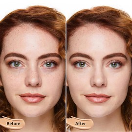 Waterproof & Moisturizing Air Cushion CC Cream, Oil Control BB Cream Foundation Create Natural Face Makeup | Vegan & Cruelty Free (Nude)