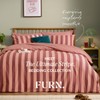 furn. The Ultimate Stripe Pillowcase Pair (Raspberry Smoothie - 75x50cm)
