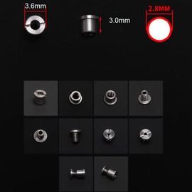 Eyeglass Repair kit Glasses Screws Dual Nut and Screwdriver