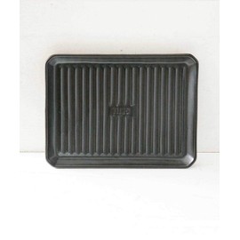 Grill Plate L Black | Fish Grill, Griller, Pottery