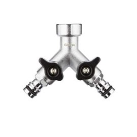 Geka 431CSB Two-Way Valve Plug-In System IG G 3/4 Inch Chrome-Plated Brass Silver 18 x 8 x 13 cm