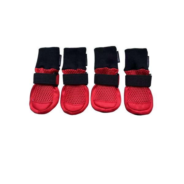 LONSUNEER Dog Boots Breathable Protect Paws Soft Nonslip Soles in