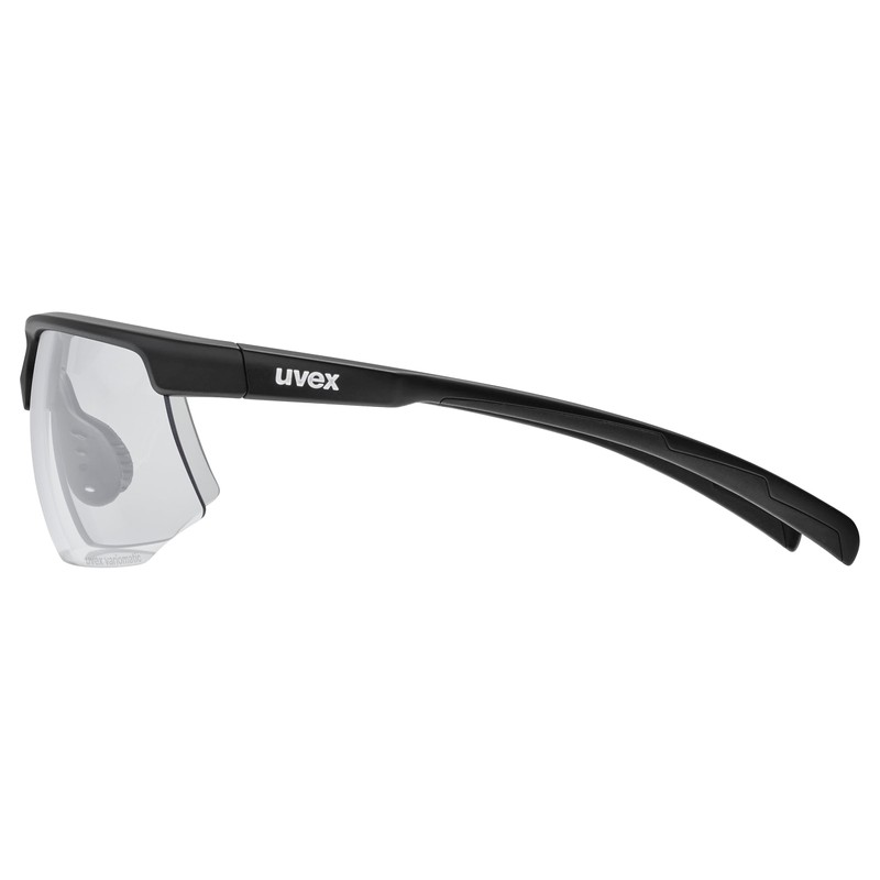 Ubex Aerios V Sports Sunglasses, Dimmable, Anti-Fog, Running/Cycling/Outdoors, Black Mat