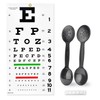 Complete Snellen Eye Exam Kit Standard 20 Feet Snellen Eye