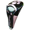 Golf Utility Paw Magnetic Headcover (Black/Pink)