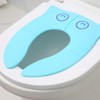 Kids Folding Potty Seat Pad Portable Travel Baby Toddler Toilet