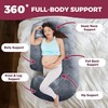 PILLANI Pregnancy Pillows for Sleeping – 57-Inch Maternity Pillow for