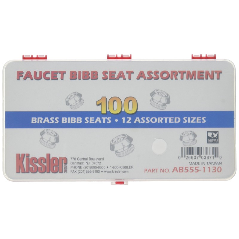 Kissler & Co. AB555-1130 Bibb Seat Kit (100 Piece)
