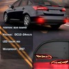 GEEGEETOP Full Lens LED Rear Reflector Bumper Fog Light Assembly