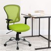 Flash Furniture Alfred Mid-Back Green Mesh Swivel Task Office Chair