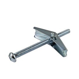 Unbranded (3-Pack) 3/16” x 3” Length Spring Wing Toggle Anchor Bolts