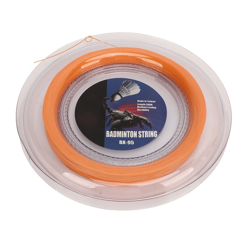 POWERTI Badminton Racquet String High Elasticity Wear Resistant Resin Fibre