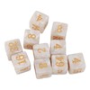 30PCS Number Dice Six Sided Multiples of 2 Number Plastic