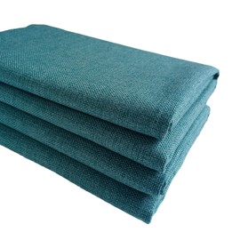 TinaKim Upholstery Fabric, Faux Linen Mateiral, for Tablecloth Sofa Couch Chair Cover Sewing Repair (Blue 11, 2 Yards (57x 72 inch))