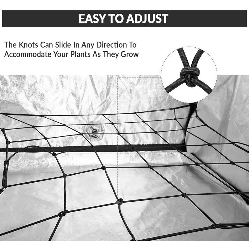 Senua Elastic Trellis for Grow Tent 70 x 70-80 x