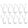 sourcing map 50Pcs Pegboard Hooks, Stainless Steel 1 Inch Spacing