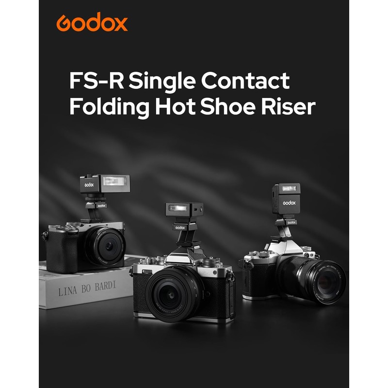 Godox FS-R Hot Shoe Riser, Godox FS R Manual Flash