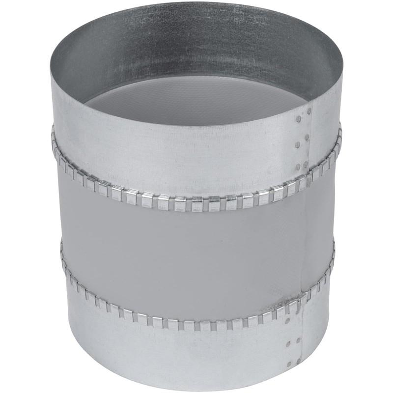 Repa Market 6" Inch Round Flexible Duct Connector - Galvanized
