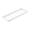 Yamazaki Industrial 1373 Bowl Stand, L, White, W12.6 x D4.3