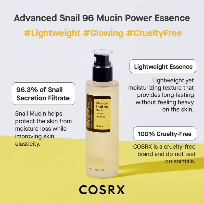 COSRX Advanced Snail 96 Mucin Power Essence 100ml for Anti-aging