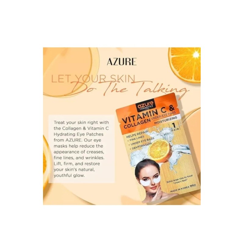 Azure Vitamin C & Collagen Moisturizing Under Eye Pads 5
