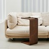 YLACMALS Simple C Shaped End Table Couch Side Table, Item