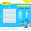 Aubeco 240pcs Adhesive Stick dots Double Sided Clear Museum Putty,