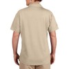 Propper Edgetec Women's Short Sleeve Polo, Silver Tan, X Small
