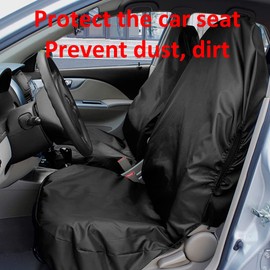 ETOPARS 2Pcs Heavy Duty Car Seat Cover Universal Van Seat Cover Waterproof Car Seat Protector Breathable Cushion Non Slip Dustproof Front
