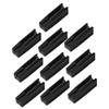 LIFKOME 10pcs Eyebrow Pencil Sharpener Aid Tool Precision Slot for Easy Sharpening for Eyeliner and Lip Liner Pencils Essential Makeup Accessory