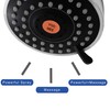 YOO.MEE High Pressure Fixed Shower Head - Strong Powerful Pressure