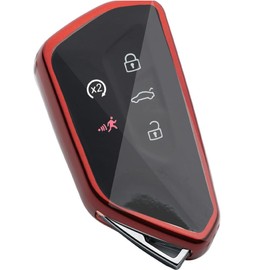 Tautrophen Key Fob Cover Fit for VW Volkswagen ID.4 Atlas MK8 GTI Golf R Atlas Cross Sport Key Fob Cover