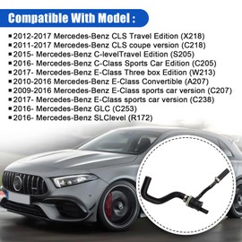 Bleed Line Hose Compatible with Benz GLC SLC CLS M274 C200 C300 E200 E260 Coupe Version E-Class Convertible Replace 2740187301 2740182101 2740181200 A2740181200 A2740182101 A2740187301