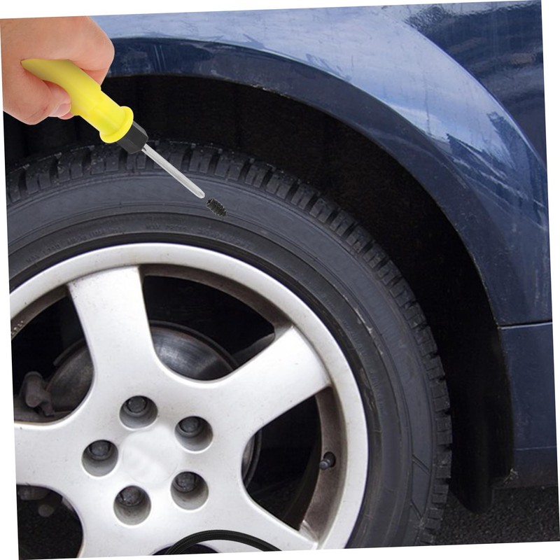 Alipis 1 Set Tire Repairing Nail Kit with Screws Screwdriver