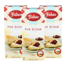 Fisher Orginial Fair Scone & Shortcake Mix, 18 OZ (Pack of 3)