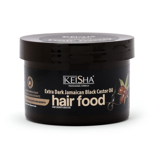 Keisha Extra Dark Jamaican Black Castor Oil Hair Food 250ml Hair Growth Booster