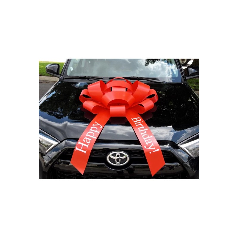 CarBowz Magnetic Car Bow Large 4ft Black Color