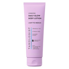 TANOLOGIST, Hydrating Daily Glow, Bronceador Hidratante Gradual, Tono Claro-Medio, Vegano, Ácido Hialurónico, 250ML