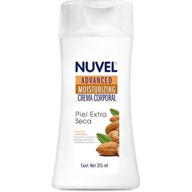 Nuvel Crema Corporal Aceite Almendras Piel Extra Seca 315ml Líquida Hidratante Reparadora Humectación Intensa Cuidado Diario